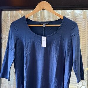 🆕 Banana Republic Navy 3/4 Sleeve Top 🆕
